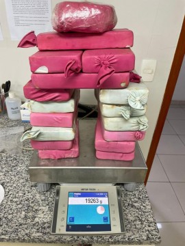Ação conjunta da PF, PRF e PM apreende 20kg de cocaína em Salgueiro