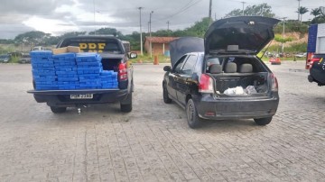 PRF prende casal com 204 kg de maconha no Agreste de Pernambuco 