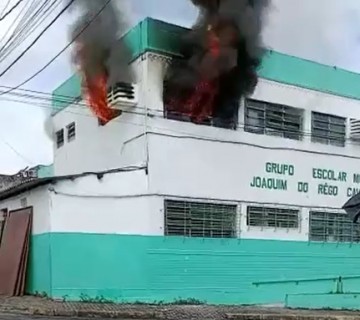 Incêndio atinge escola municipal em Ipojuca