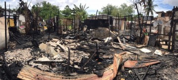 Incêndio atinge comunidade no Barro e destrói, pelo menos, 15 residências