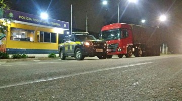 PRF recupera caminhão logo após o roubo em Garanhuns