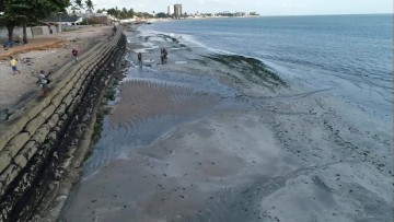 Manchas de óleo chegam em Itamaracá e outra praia de Paulista
