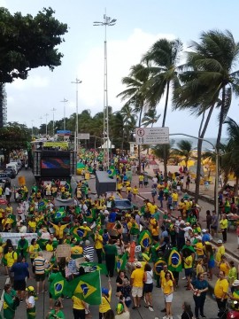 Grupo realiza ato no Recife contra lei de abuso de autoridade 