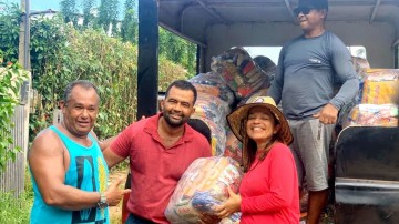 Doações de cestas básicas começam a chegar em Fernando de Noronha