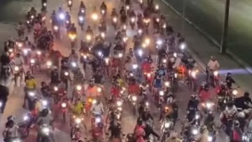 Operação de fiscalização visa coibir os “rolêzinhos” de motos no Recife