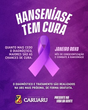 Janeiro Roxo: tratamento gratuito de hanseníase é oferecido em Caruaru