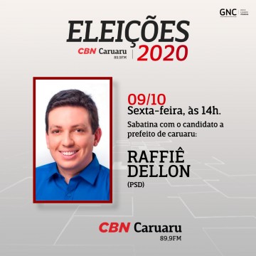 Panorama CBN: Entrevista com o candidato a Prefeito de Caruaru Raffiê Dellon PSD