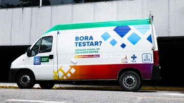 A Secretaria de Saúde do Recife promove testagem itinerante para infecções sexualmente transmissíveis