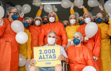 Hospitais de campanha do Recife chegam à marca de 2 mil pessoas curadas
