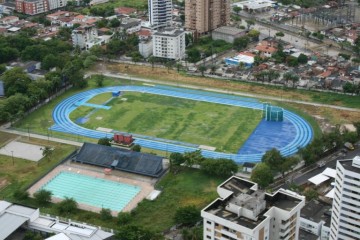 Parque aquático desportivo do Centro Esportivo Santos Dumont é inaugurado 
