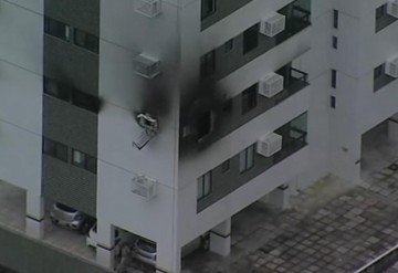Incêndio atinge apartamento na Av. Getúlio Vargas, em Olinda