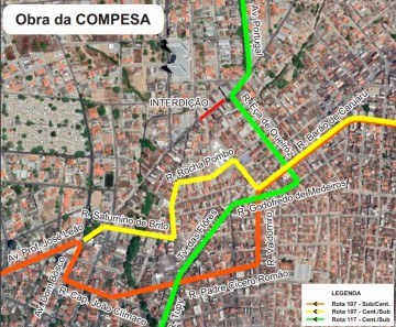 Rua Cônego Júlio Cabral será interditada nesta terça-feira