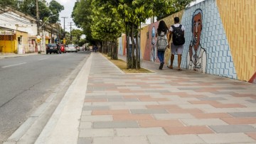 Rua do Príncipe está na fase de conclusão do Projeto Calçada Legal