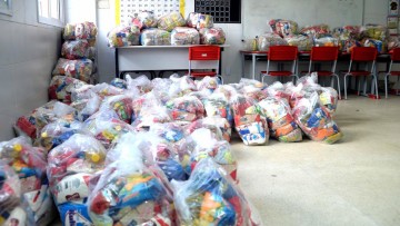 No Recife, cerca de 34 mil cestas básicas serão entregues para pessoas em vulnerabilidade social