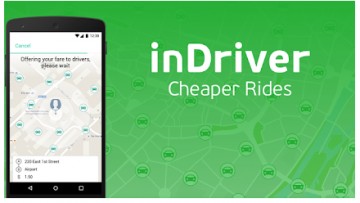 Novo aplicativo de transportes InDriver
