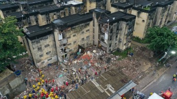 Adolescente de 15 anos, sobrevivente de desabamento de edifício em Paulista, recebe alta do HR 
