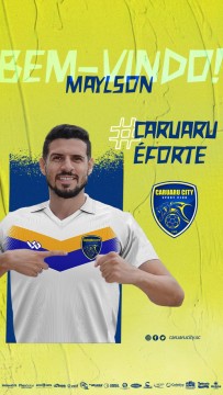 Caruaru City oficializa contratação do meia Maylson, ex-Sport e Náutico