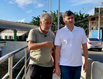  Eduardo e Lula da Fonte e a gestão do prefeito Edmilson Cupertino entregam à população de Moreno a Ponte Santa Maria reformada