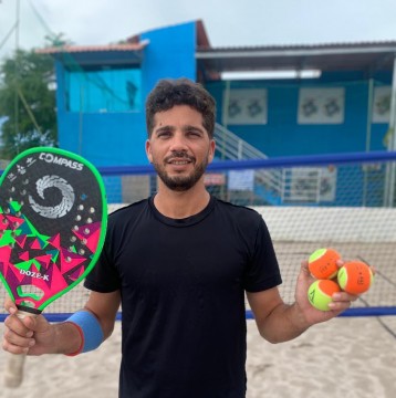 Caruaru recebe o atleta número 1 do ranking pernambucano de Beach Tennis, neste próximo fim de semana
