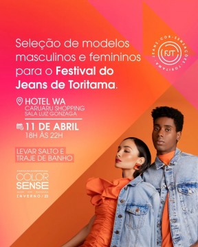Festival do Jeans de Toritama abre seleção para modelos