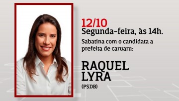 Panorama CBN: Entrevista com a candidata a Prefeita de Caruaru Raquel Lyra - PSDB