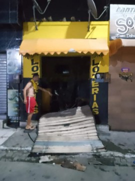 Criminosos explodem bomba em casa lotérica de São Joaquim do Monte