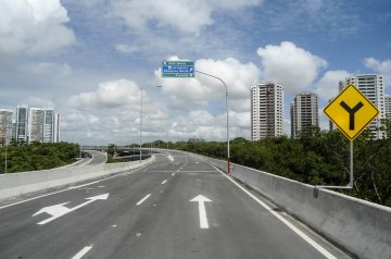 Três viadutos do Recife passam por obras de recuperação das juntas de dilatação