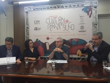 Coletiva de imprensa apresenta detalhes do Circuito Cultural de Pernambuco