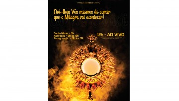 Programação de Corpus Christi na Paróquia São José em Caruaru