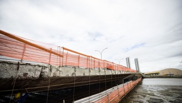 Obras de recuperação da Ponte Giratória são iniciadas