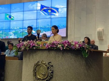 Raquel Lyra (PSDB) toma posse como primeira governadora de PE, e pede união em prol do estado
