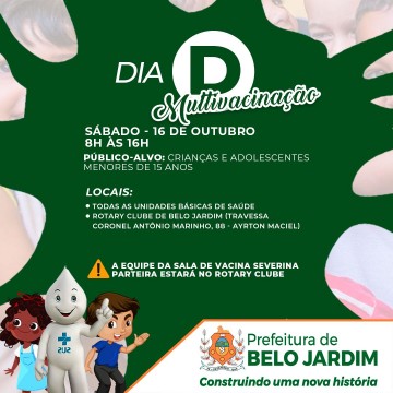 Prefeitura de Belo Jardim realizará multivacinação