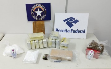 Receita detecta drogas em encomendas dos Correios no valor de R$ 773 mil