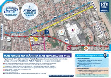 Binário altera trânsito em dois bairros de Jaboatão dos Guararapes 
