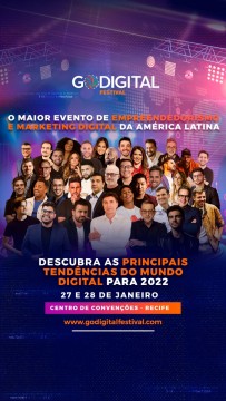 Recife será palco da primeira edição do Go Digital Festival