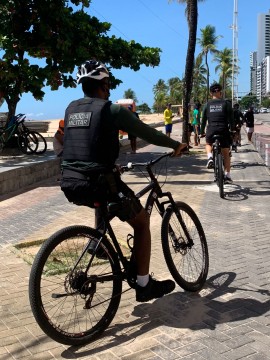 Polícia Militar de Pernambuco recebe bicicletas para ampliação do efetivo da Ciclopatrulha na Orla de Boa Viagem