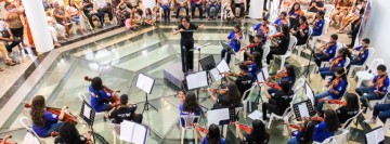 Caixa Cultural recebe concerto gratuito da Orquestra Criança Cidadã neste domingo