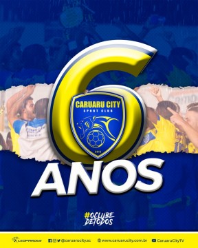 Caruaru City comemora seis anos de existência com foco no futebol profissional