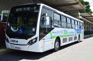 Em ação inédita, ônibus movido a Gás Natural é testado na Grande Recife