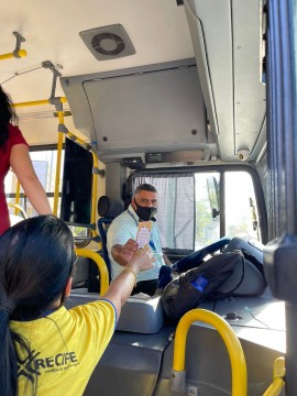 Grande Recife lança campanha educativa para melhorar convivência entre passageiros e motoristas de transporte público