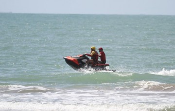 Corpo de bombeiros alerta a população sobre os riscos de afogamento nas praias