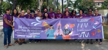 Em PE, campanha promove 16 dias de ativismo pelo fim da violência contra mulheres