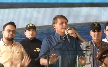 Bolsonaro visita Salgueiro-PE para inaugurar o Núcleo de Controle Operacional da Integração do Rio São Francisco