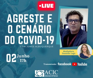 Cientista fará palestra da Acic sobre cenário da Covid-19 no Agreste