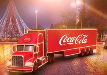 Saiba qual será a rota dos caminhões iluminados da caravana de Natal da Coca-Cola em Caruaru