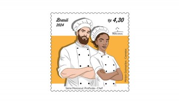 Correios lança no Recife selo postal em homenagem aos chefs de cozinha