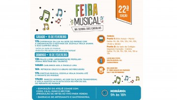 Feirinha Musical chega a 22ª edição no próximo domingo, em Serra dos Cavalos  