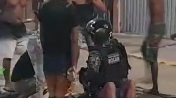 Policiais ficam feridos em confusão após prisão de suspeito no Recife