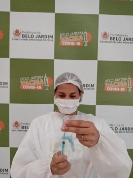 Vacinação contra Covid-19 é ampliada em Belo Jardim para pessoas a partir dos 18 anos do Grupo 2 de comorbidades