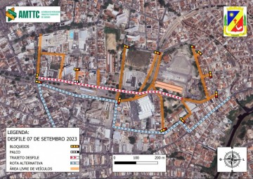 Confira as ruas e avenidas que estarão fechadas em Caruaru para o desfile de 7 de setembro 
